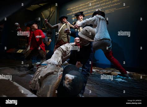 Gen George Washington Is Seen Breaking Up A Fight In A Life Size