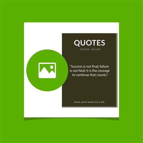 Premium Vector Vector Flat Inspirational Quotes Instagram Post