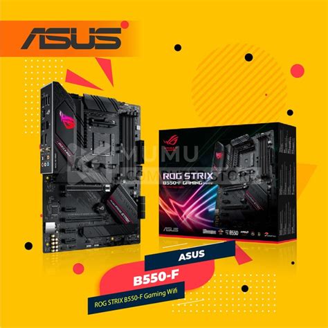 Jual Asus Rog Strix B550 F Gaming Wifi Amd Am4 B550 Ddr4 Motherboard Shopee Indonesia