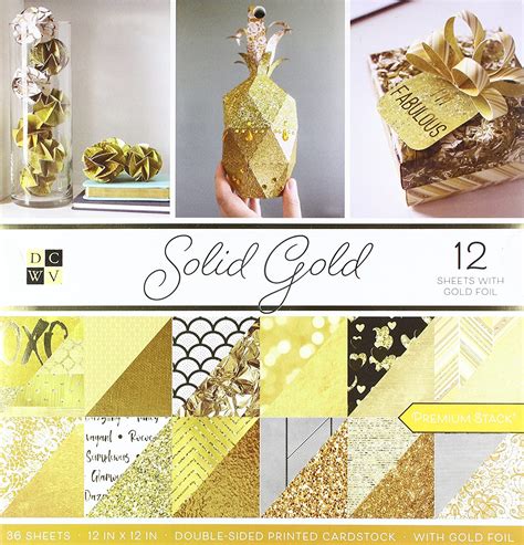 Block Scrapbook Solid Gold El Scrap De Vane Sv Handmade Craft Store