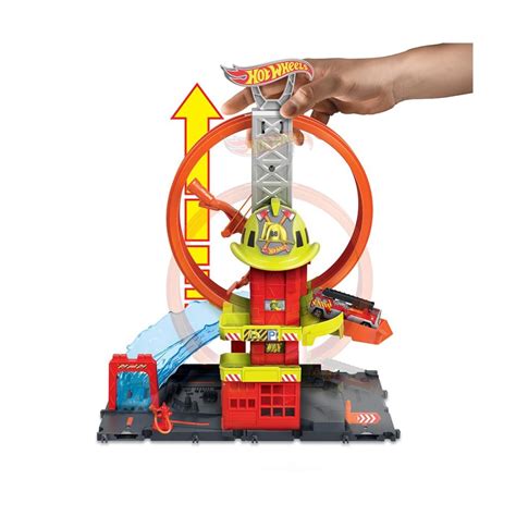 Set De Joaca Hot Wheels Statia De Pompieri HKX41 Noriel