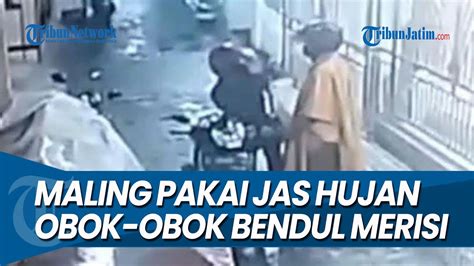 Maling Berjas Hujan Gondol Beat Obok Obok Kawasan Bendul Merisi