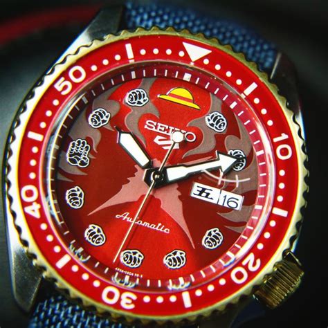 Seiko Sports X One Piece Monkey D Luffy Automatic Red Limited