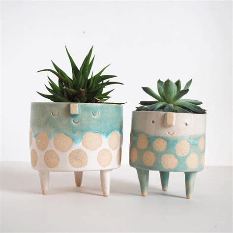 Brown Paper Bag Illustrative Delight Pottery Plant Pots Pottery