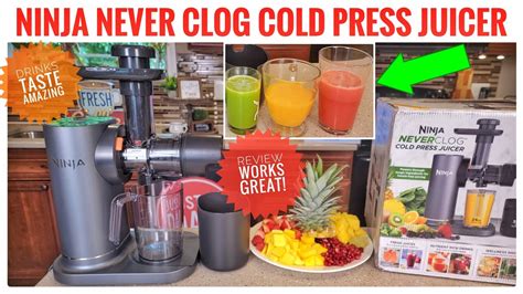 Ninja Never Clog Cold Press Juicer Jc Review Makes Amazing Drinks