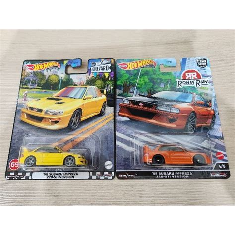 Hot Wheels 98 Subaru Impreza 22B STi Version Shopee Malaysia