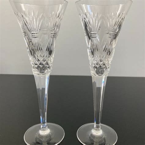 Waterford Crystal Dining Waterford Crystal Champagne Flutes Millennium Collection 4th Toast