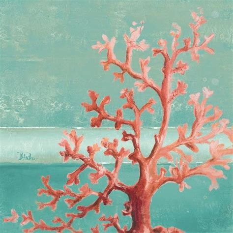 Teal Coral Reef I Posters Patricia Pinto