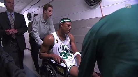 Paul Pierce Carried Off Court