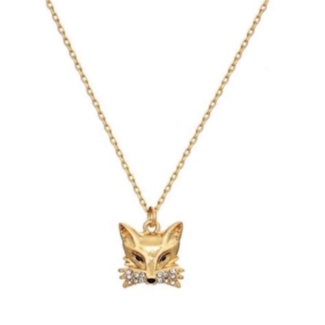 Kate Spade Jewelry Kate Spade So Foxy Golden Fox Necklace Poshmark