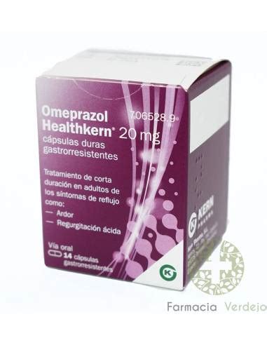 Omeprazol Healthkern calma la acidez gástrica rápidamente