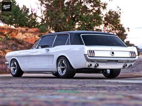 1965 Ford Mustang Shooting Brake Concept Looks like a Baby Bronco, Has AWD - autoevolution