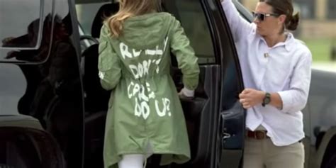 Melania Reveals Meaning Behind Infamous Jacket