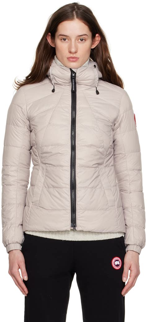 Canada Goose Gray Abbott Down Jacket - 856 Lucent Rose | Editorialist