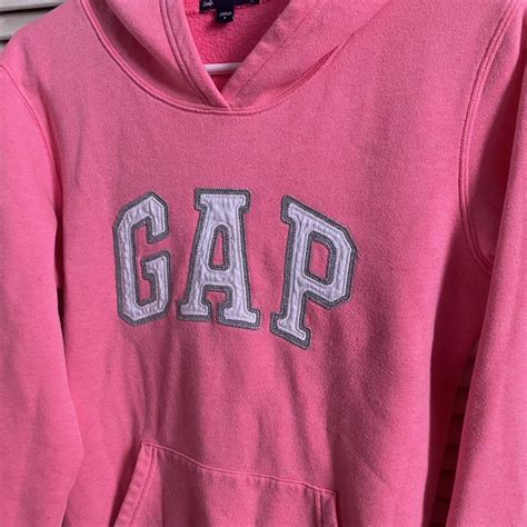 Gap Womens Pink Hoodie Depop