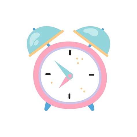 Premium Vector Clock With Cute Pastel Color Vector Png