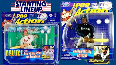 Baseball Pro Action Starting Lineup Mark Mcgwire Ken Griffey Chipper