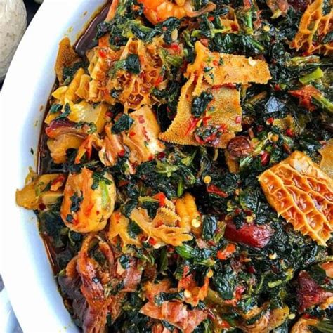 Efo Riro Nigerian Spinach Stew Recipe My Diaspora Kitchen