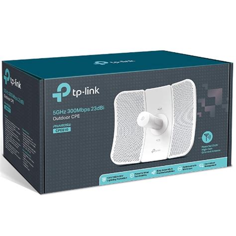 Cpe Ext Rieur Tp Link Cpe Mbps Ghz Dbi Blanc Spacenet