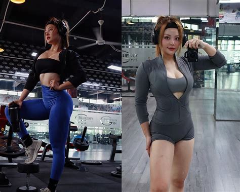 Hot girl gym siêu vòng ba tập luyện khủng độ dáng đẹp tận hưởng Tết vui