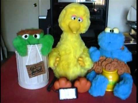 Big Bird Cookie Monster And Oscar The Grouch By Ideal YouTube