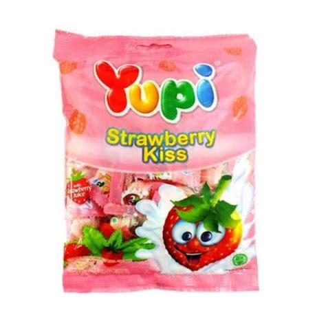 Jual Permen Yupi Strawberry Kiss Buah Shopee Indonesia