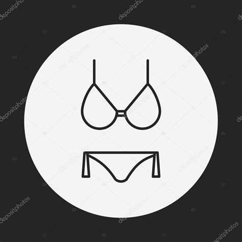 Bikini Line Icon Stock Vector By Vectorchef