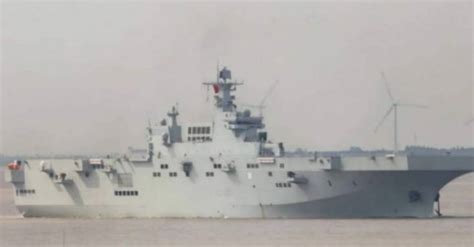 中國首艘075型兩棲攻擊艦完成第一階段試航