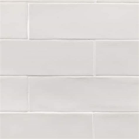 Buy Strait White In X In Matte Ceramic Subway Wall Tile