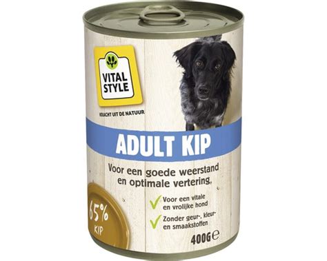 Vitalstyle Hondenvoer Adult Kip Natvoer Blik 400 Gr Kopen Hornbach