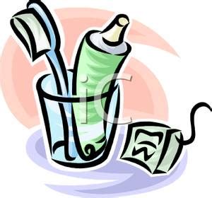 floss A toothbrush and tube of toothpaste free clipart picture jpg ...