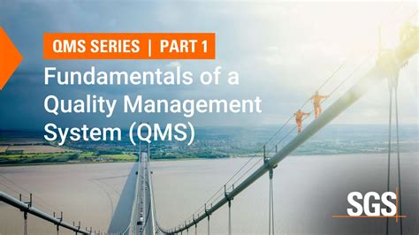 Fundamentals Of A Quality Management System Qms Youtube