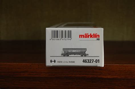 Märklin H0 46327 Model train freight wagon set 1 3 silo wagons