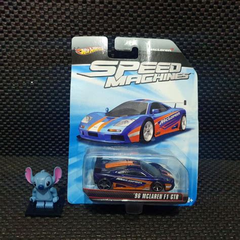 Jual Hot Wheels 96 Mclaren F1 GTR Biru Ungu Speed Machines Machine Shopee Indonesia