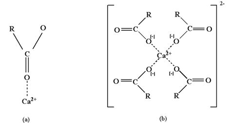 Complexation of HHCMs with Ca 2+ : (a) bonding with single function ...