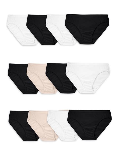 Fruit Of The Loom Women S Cotton Bikini Underwear Pack Walmart