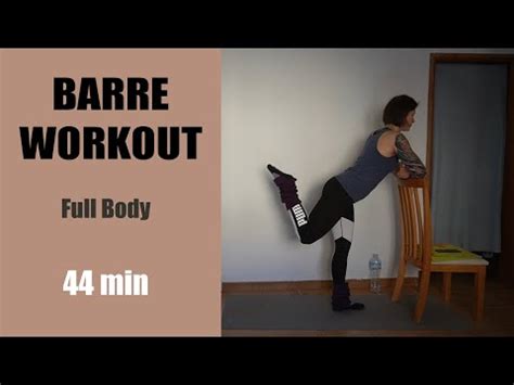 44 min BARRE WORKOUT Ganzkörper DEUTSCH YouTube