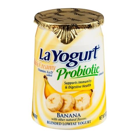 Save on La Yogurt Rich & Creamy Low Fat Probiotic Banana Blended Yogurt ...