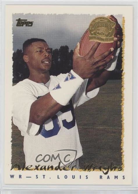 1995 Topps Jacksonville Jaguars Inaugural Season Alexander Wright 404