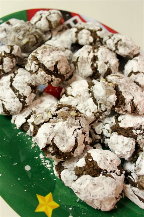 Fun With The Fullwoods Mint Chocolate Crinkle Cookies