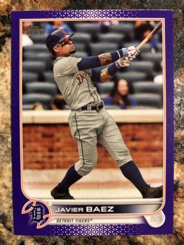 Javier Baez 2022 Topps Meijer Purple 571 Detroit Tigers EBay