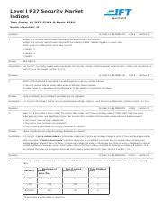 L1 R37 SMIN Q Bank With Answers Pdf Level I R37 Security Market