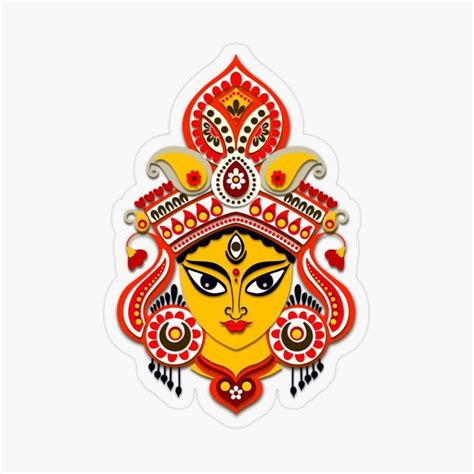 goddess durga  prita  redbubble durga painting hand painting