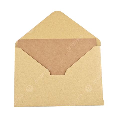 Lettre Kraft Papier Ouvre La Lettre PNG Enveloppe Papier Kraft