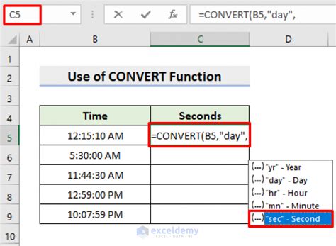 How To Convert Time To Seconds In Excel 3 Easy Methods