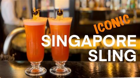 singapore sling   iconic singapore cocktail visiting long