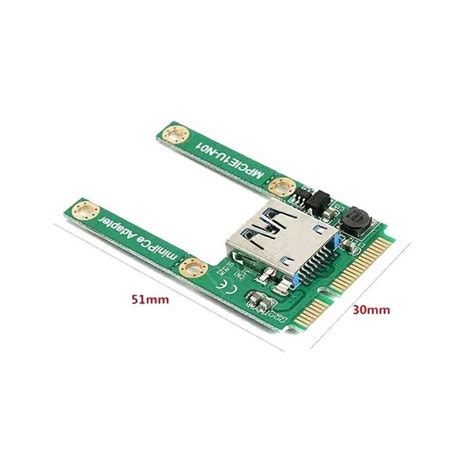 ノートパソコンmini PCI e USB 2 0 変換ボード変換アダプター e01 pcie usbcvt01 ゼケショップ