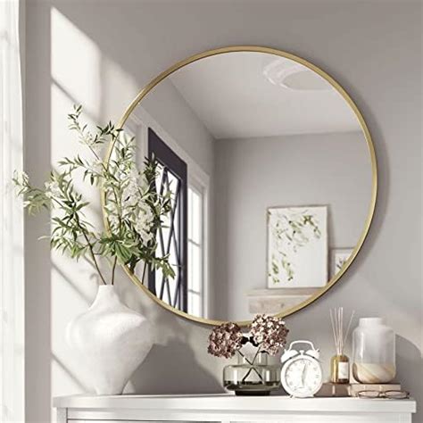 Amazon Barnyard Designs Round Metal Mirror Bathroom Vanity Wall