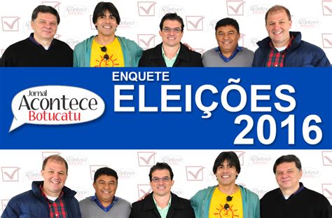 Em quem você votaria para prefeito Participe da enquete do Acontece