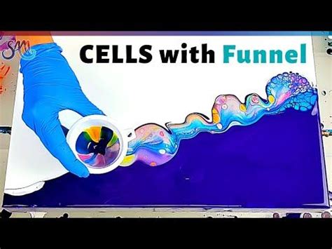 Gorgeous Cells Must See Color Split Funnel Pour Acrylic Pouring